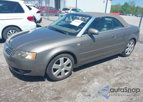 2003 Audi A4 3.0 z USA, uszkodzony, nr VIN WAUAT48H53K008954